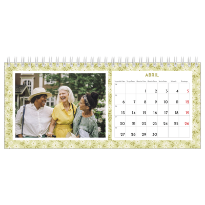 Calendários de mesa — Florescer [Abril]
