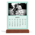 Calendário de mesa com suporte em madeira - vertical  — Neo Scandi [Janeiro]