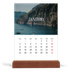 Calendário de mesa com suporte em madeira - vertical  — Escapadinha infinita [Janeiro]