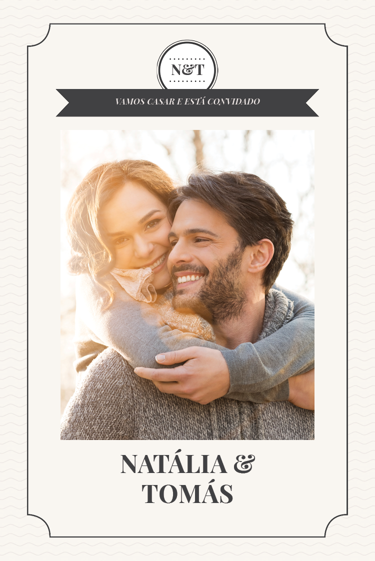 Convites — Carimbo do desenho inicial