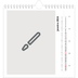 Calendário quadrado — Desenhe o seu próprio produto [Janeiro]