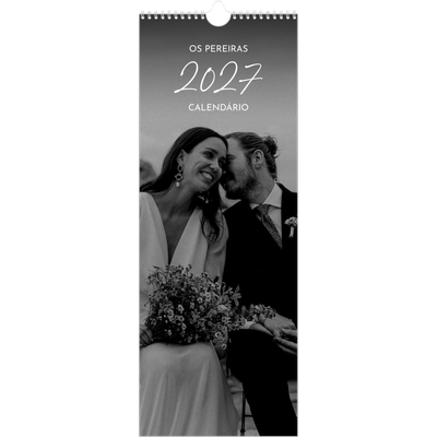Calendário fino  — Escrita elegante [capa]