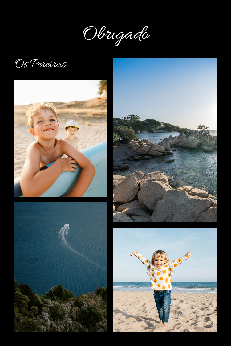 Cartões de agradecimento — De todos nós