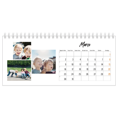 Calendários de mesa — Isto sou eu [Março]