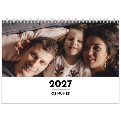 Calendário A4 duplo — Destaque da letra [capa]