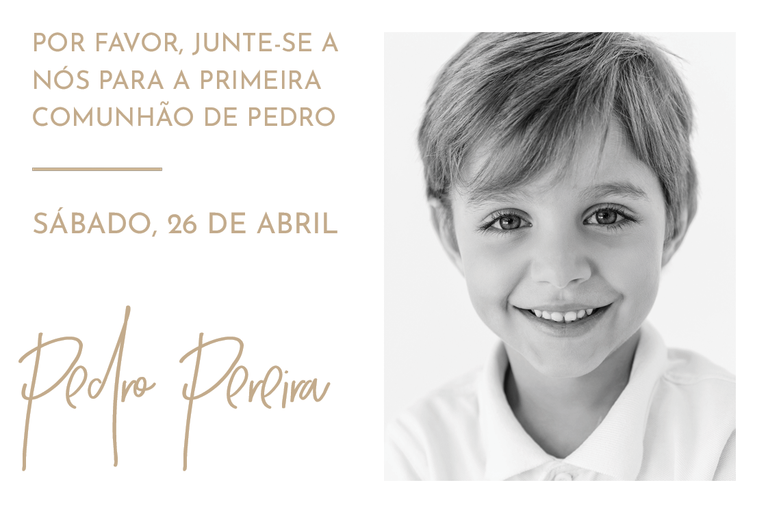 Convites — Assinatura dourada