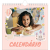 Calendário quadrado — Unicórnio arco-íris [capa]