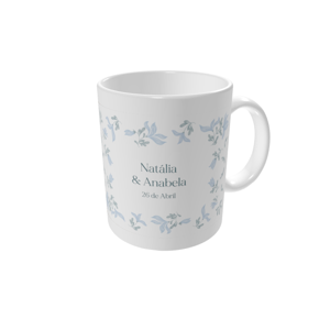 Canecas personalizadas — Floral elegante