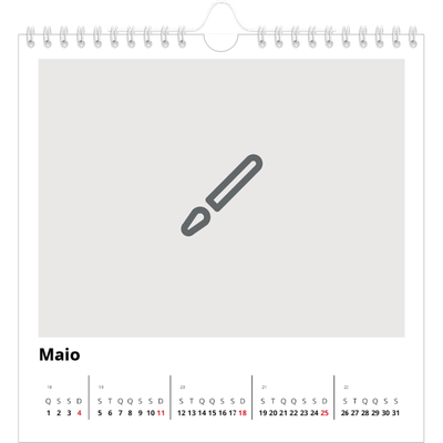 Calendário quadrado — Desenhe o seu próprio produto [capa]