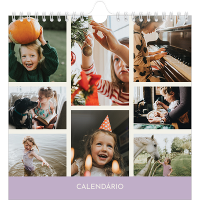 Calendário quadrado — Capítulos pastel [capa]
