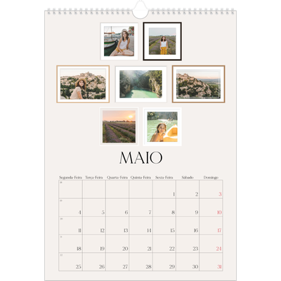 Calendário A3 — Galeria de fotografias de parede [capa]