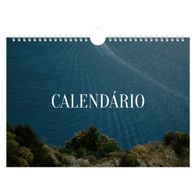 Calendário A4 horizontal — Escapadinha infinita [capa]