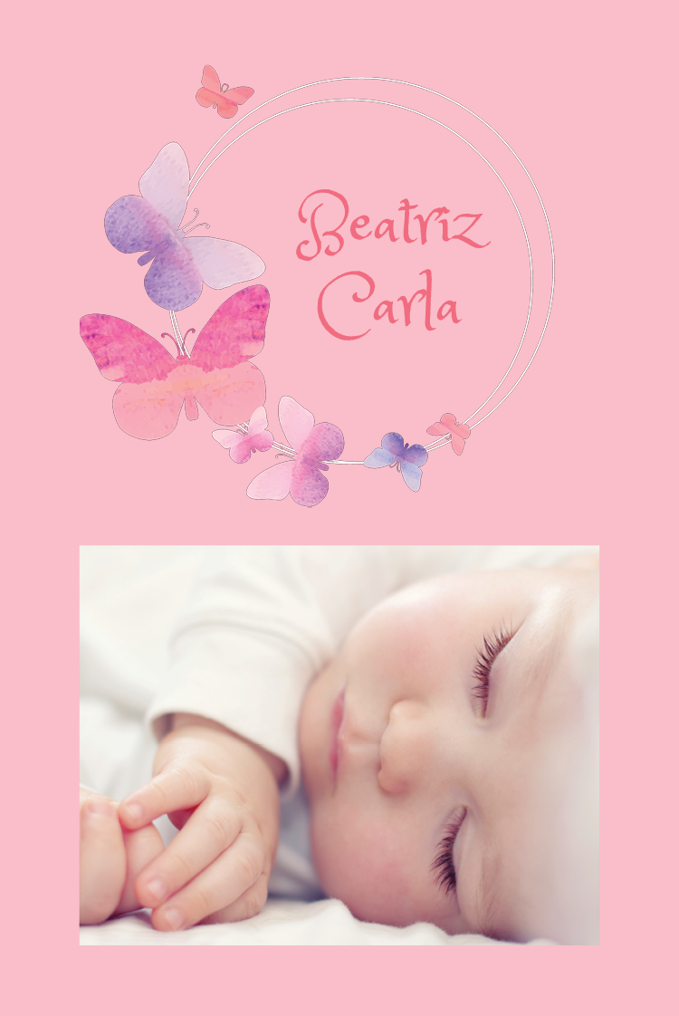 Convites — Borboletas de aquarela