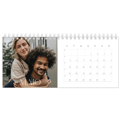 Calendários de mesa — Maior que a vida [capa]