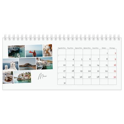 Calendários de mesa — Férias na cidade [Maio]