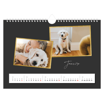 Calendário de Fotografias A4 Paisagem — Tantas recordações