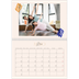 Calendário A4 duplo — Coral minimalista [Maio]