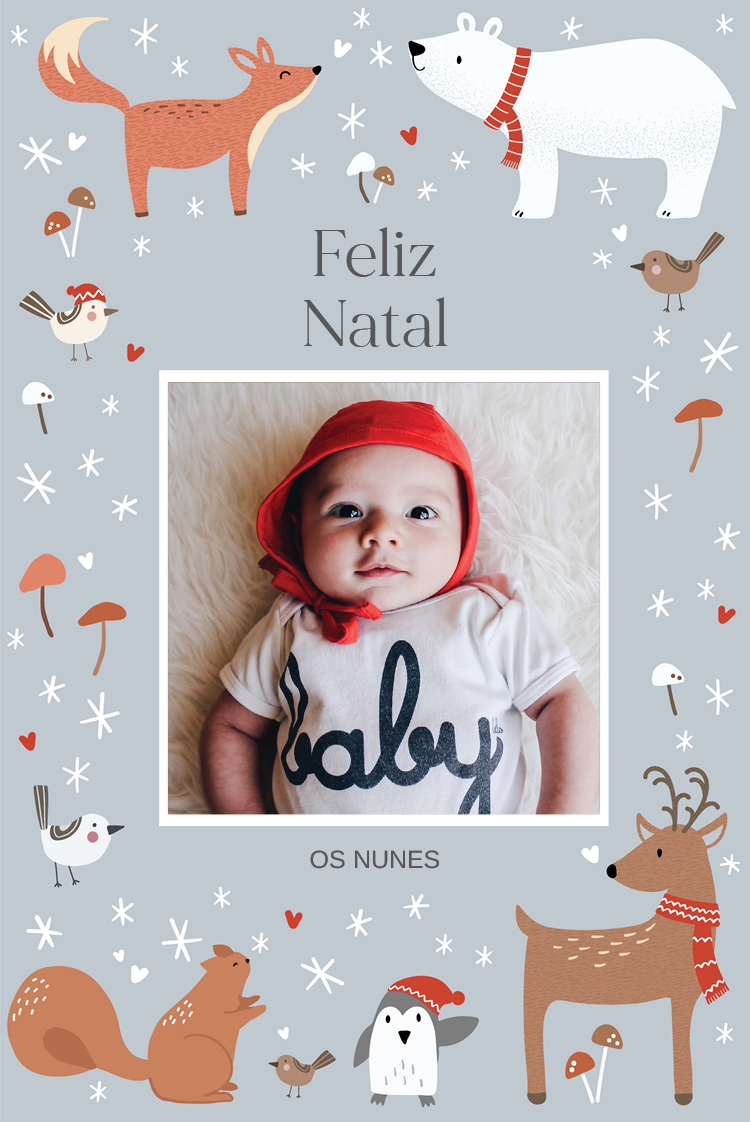 Cartões — Bosques de inverno