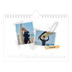 Calendário A5 horizontal — Estilo de álbum de recortes [Fevereiro]