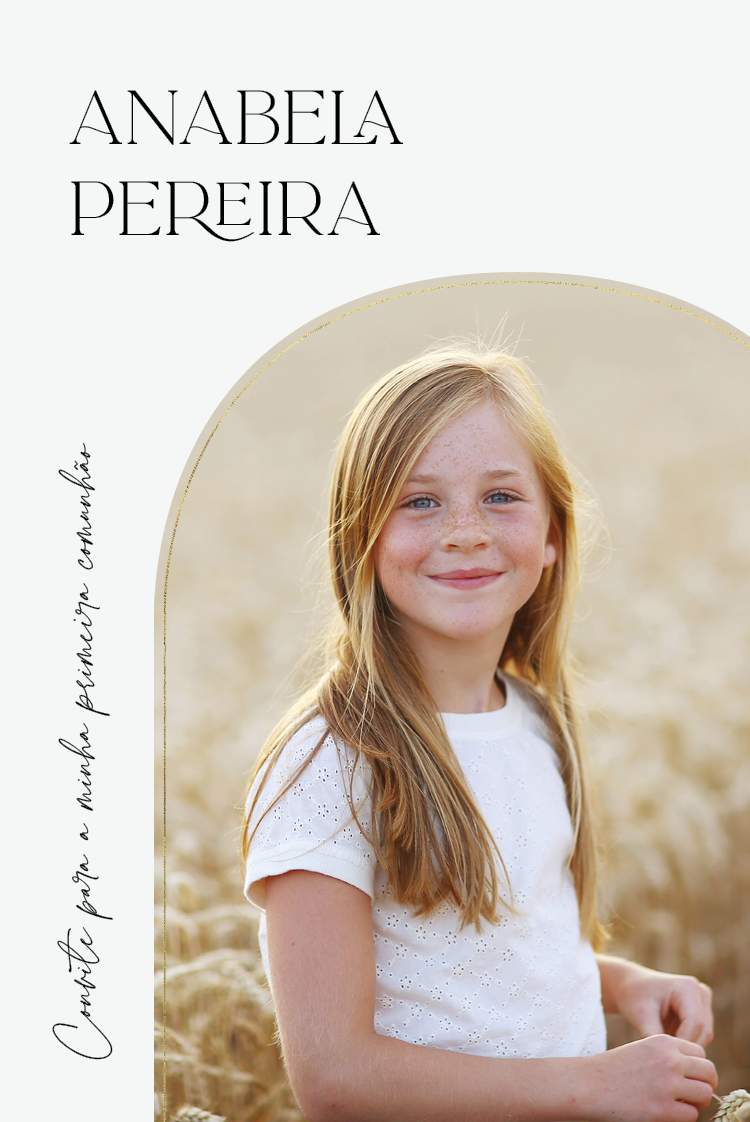 Convites — Moldura em arco em marfim