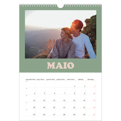 Calendário A3 — Molduras retro [capa]