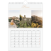 Calendário fotográfico A4 — Faixa de script dourada [Março]
