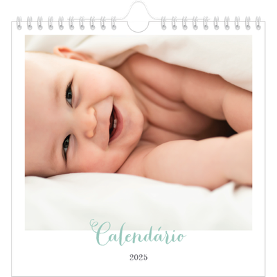 Calendário quadrado — Olá mundo [capa]