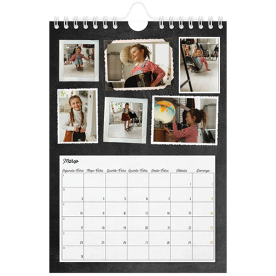 Calendário A5 — Coleção de imagens [Março]