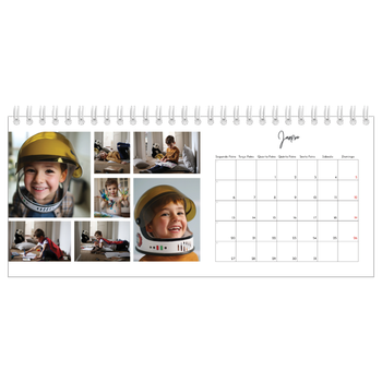 Calendário de Fotografias de Mesa — Arranjos fotográficos