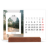 Calendário de mesa com suporte em madeira - horizontal  — O arco aberto [capa]