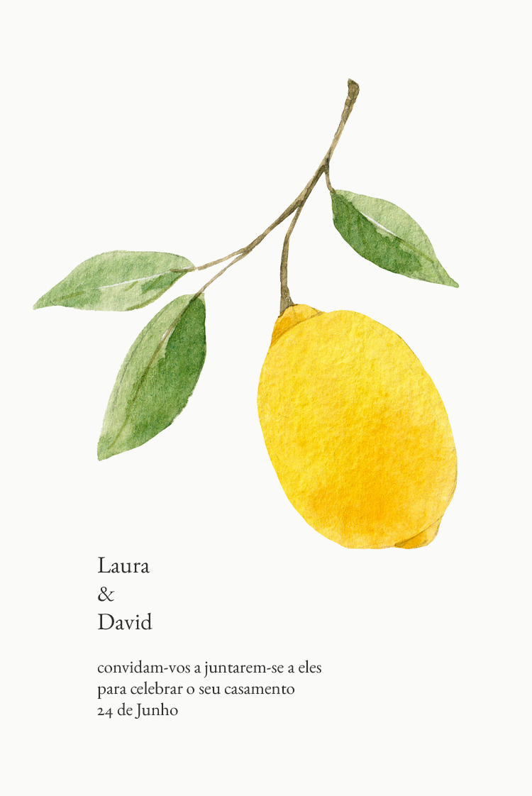 Convites — Citrinos chic