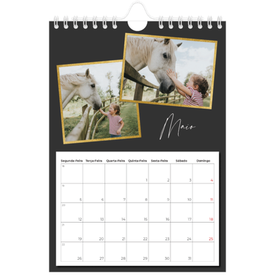 Calendário A5 — Tantas recordações [capa]