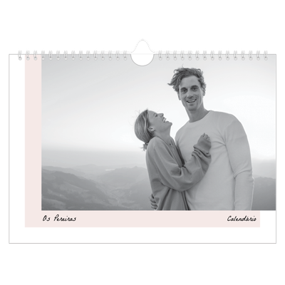 Calendário A4 horizontal — Ecrãs a cores [capa]