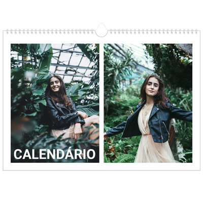 Calendário A3 Horizontal — Mês grande [capa]