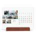 Calendário de mesa com suporte em madeira - horizontal  — Férias na cidade [capa]