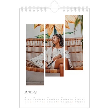 Calendário A5 — Mosaicos de viagem