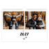 Calendário A4 horizontal — Escrito à mão [capa]