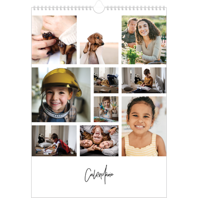 Calendário A3 — Arranjos fotográficos [capa]