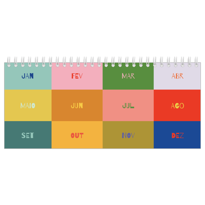 Calendários de mesa — Divertido e colorido [capa]