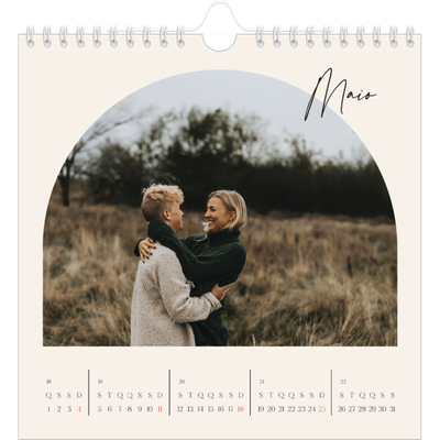 Calendário quadrado — Arco das recordações [capa]