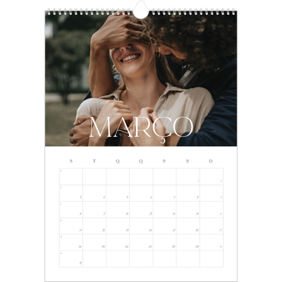 Calendário A3 — Maior que a vida [Março]