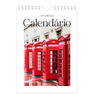 Calendário A5 — O meu diário de viagem [capa]