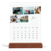 Calendário de mesa com suporte em madeira - vertical  — Férias na cidade [capa]