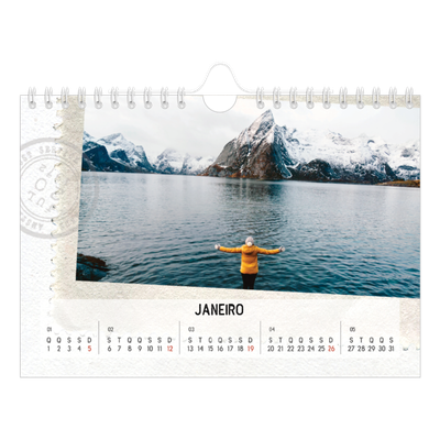 Calendário A5 horizontal — Parts unknown [Janeiro]