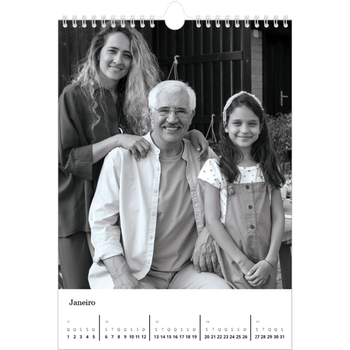 Calendário A5 — Foco