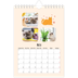 Calendário A5 — Patas de gato e garatujas [capa]