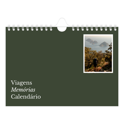 Calendário A5 horizontal — Terra editorial [capa]