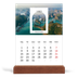 Calendário de mesa com suporte em madeira - vertical  — O arco aberto [Março]
