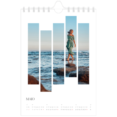 Calendário A5 — Mosaicos de viagem [Maio]