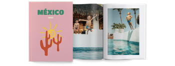 Álbuns de fotografias — México em blocos de cores